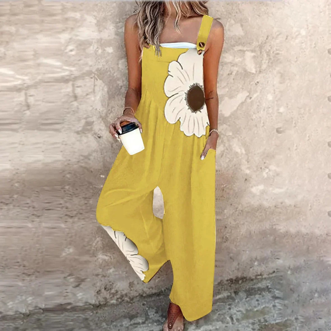Marissa | Stilfuld Blomster Wide Leg Jumpsuit