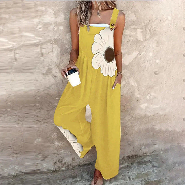 Marissa | Stilfuld Blomster Wide Leg Jumpsuit