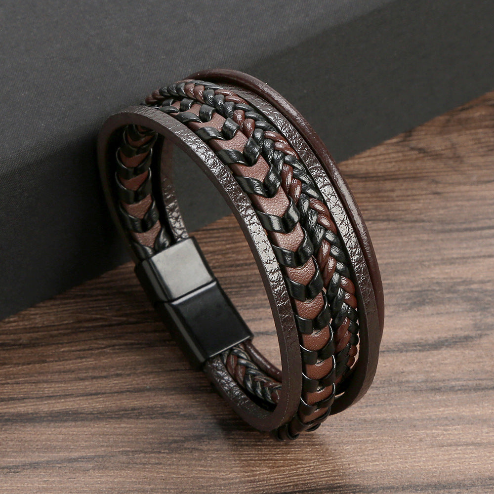 Nolan | Flettet Viking Armbånd