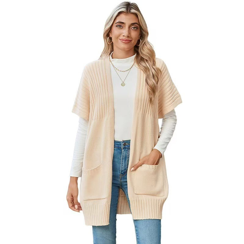 Carinna | Letvægts Åben-Front Strikket Cardigan