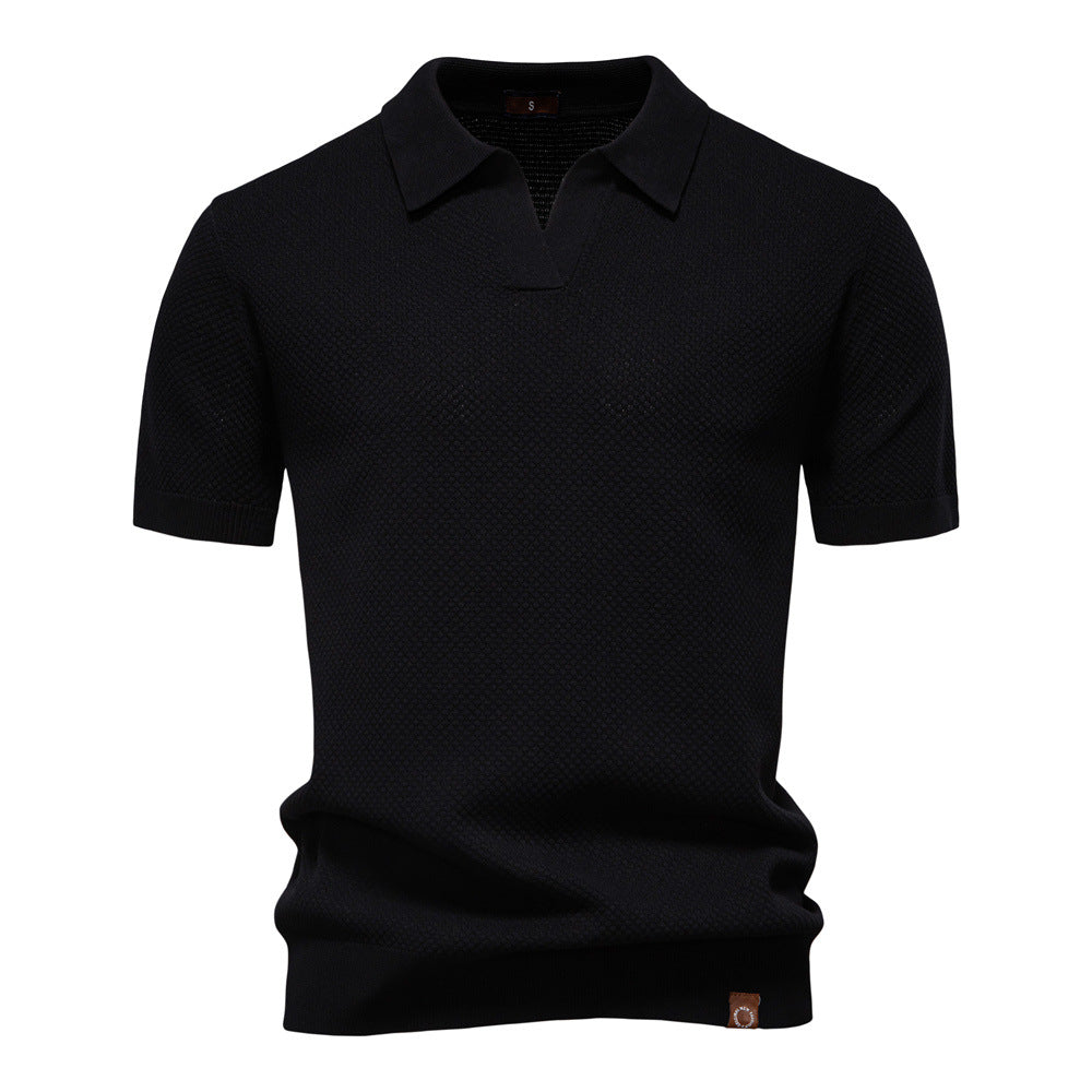 Carter | Klassisk Tekstureret Polo Shirt