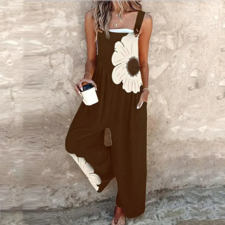 Marissa | Stilfuld Blomster Wide Leg Jumpsuit