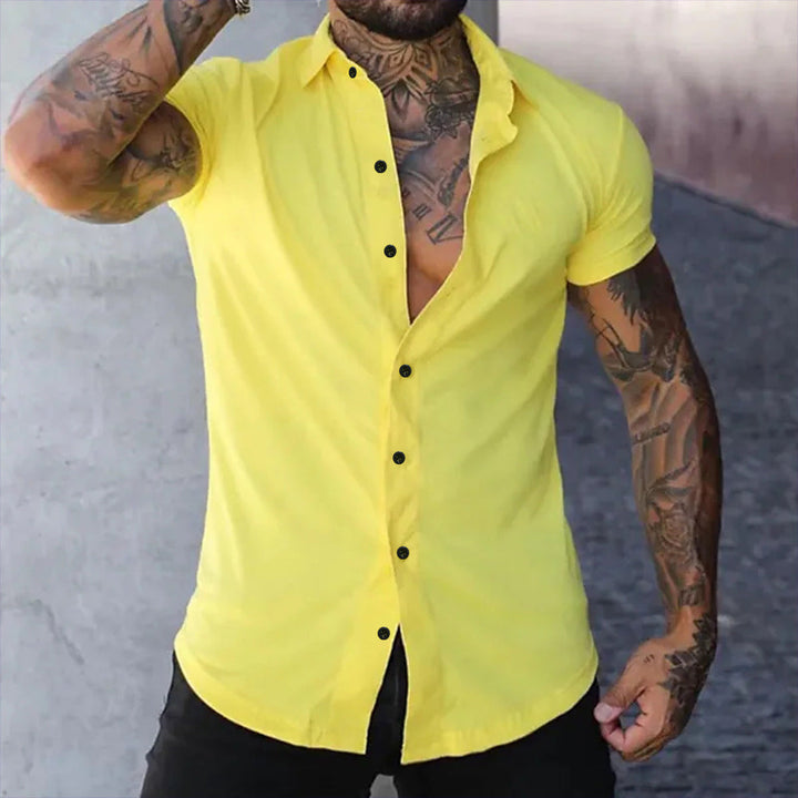 Blake | Slim Fit Kortærmet Skjorte