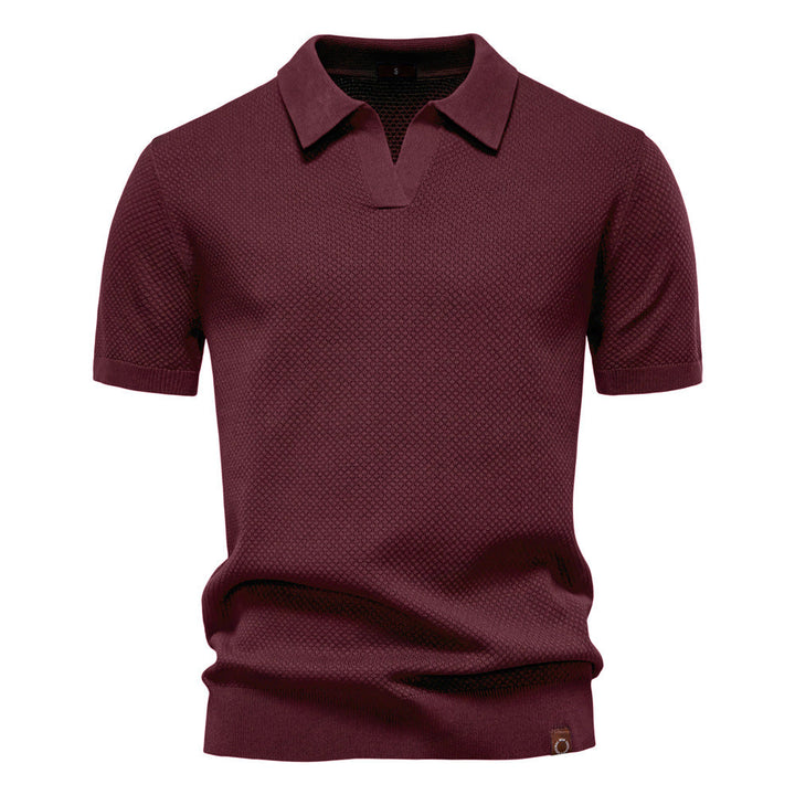 Carter | Klassisk Tekstureret Polo Shirt