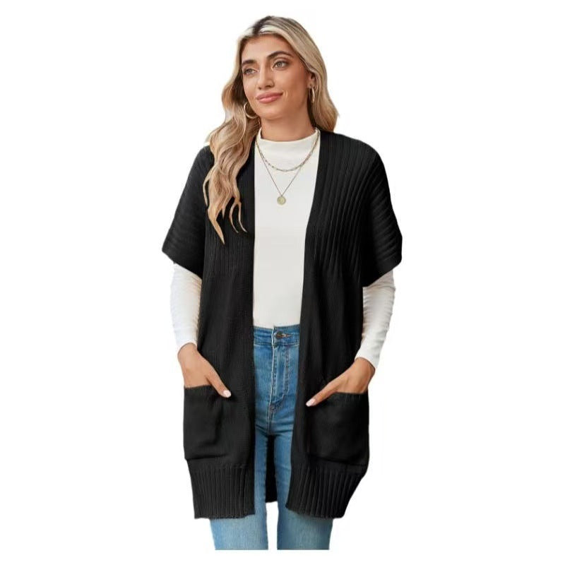 Carinna | Letvægts Åben-Front Strikket Cardigan