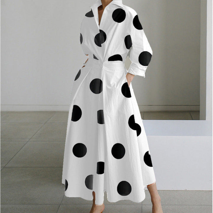 Alora | Elegant Front Wrap Krave Maxi Kjole