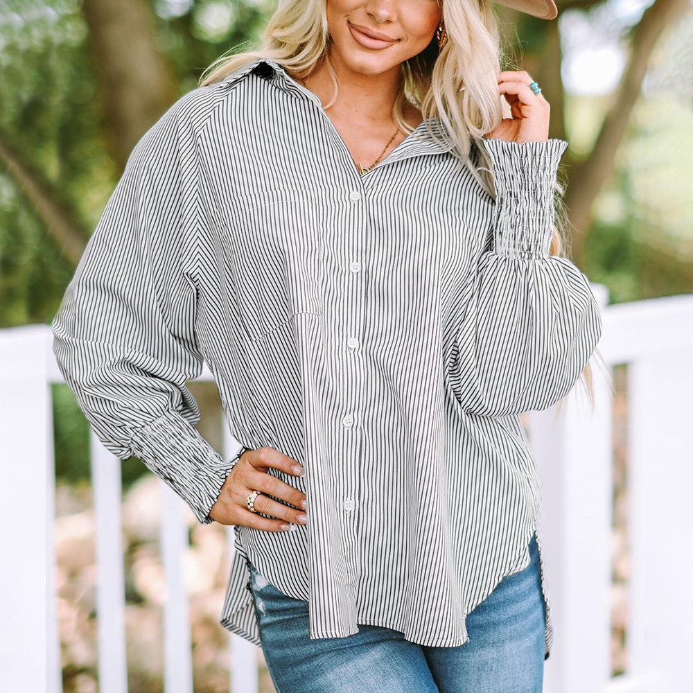 Maurie | Klassisk Stribet Relaxed-Fit Skjorte