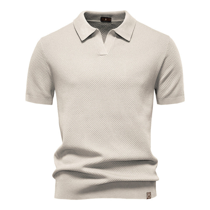 Carter | Klassisk Tekstureret Polo Shirt