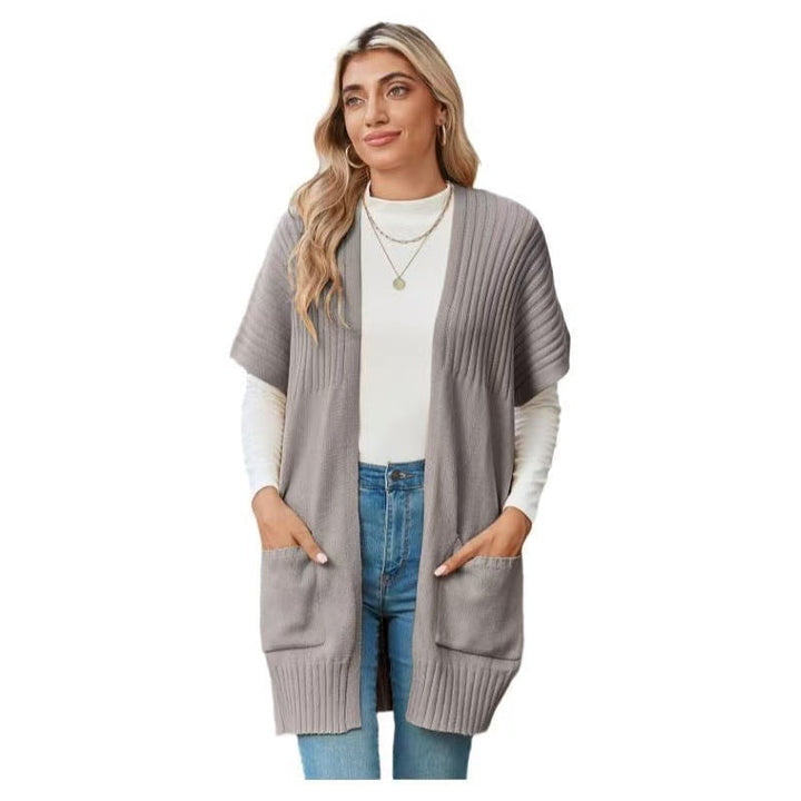 Carinna | Letvægts Åben-Front Strikket Cardigan