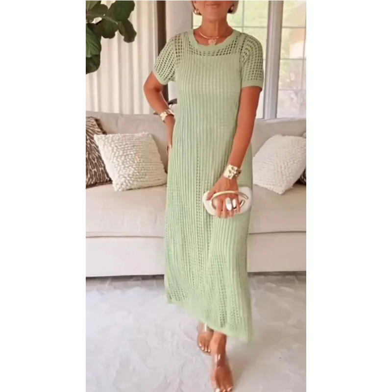 Bethany | Elegant Udsnit Lang Maxi Kjole