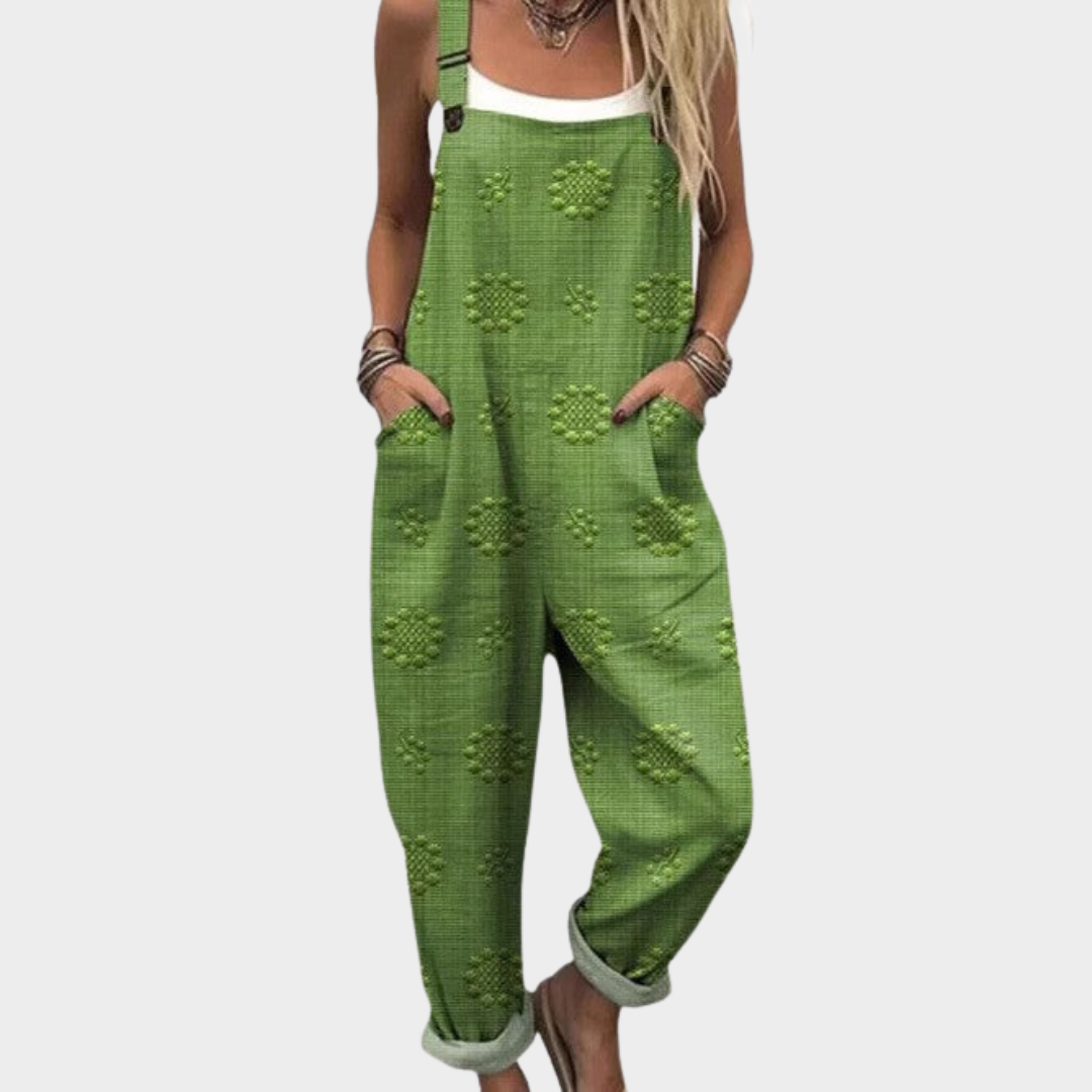 Martha | Komfortabel Trykt Jumpsuit