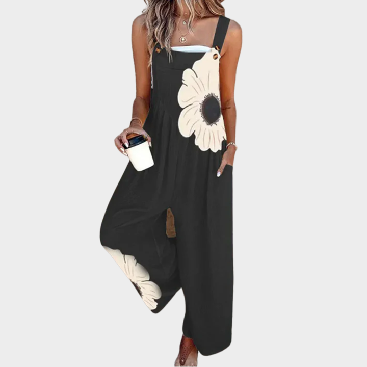Marissa | Stilfuld Blomster Wide Leg Jumpsuit