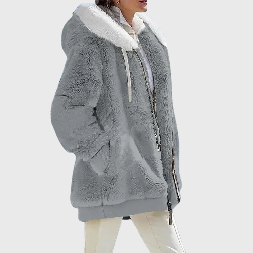 Sofia | Elegant Multifarvet Varm Pufferjakke