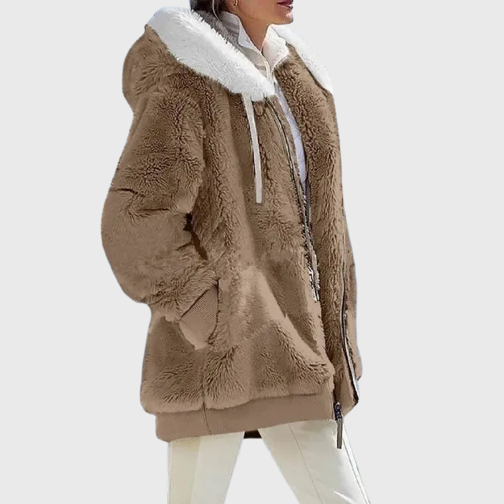 Sofia | Elegant Multifarvet Varm Pufferjakke