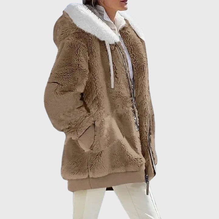 Sofia | Elegant Multifarvet Varm Pufferjakke