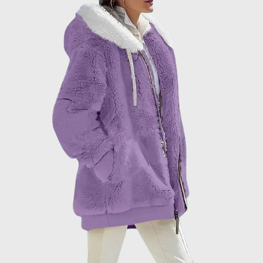 Sofia | Elegant Multifarvet Varm Pufferjakke