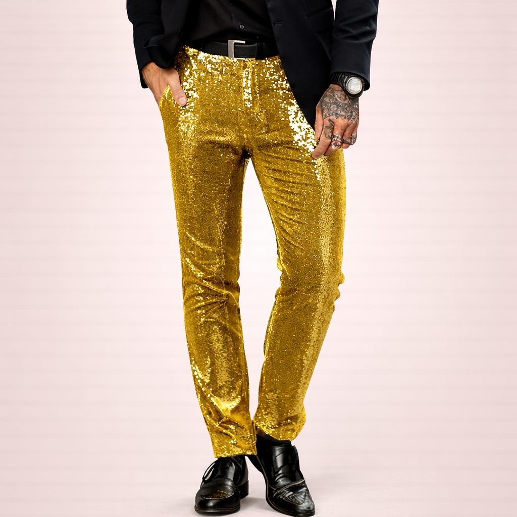 Byron | Glitrende Statement Bukser