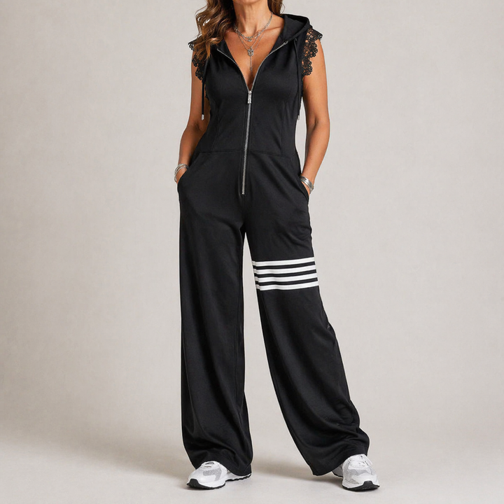 Verena | Sporty Hættetrøje Jumpsuit