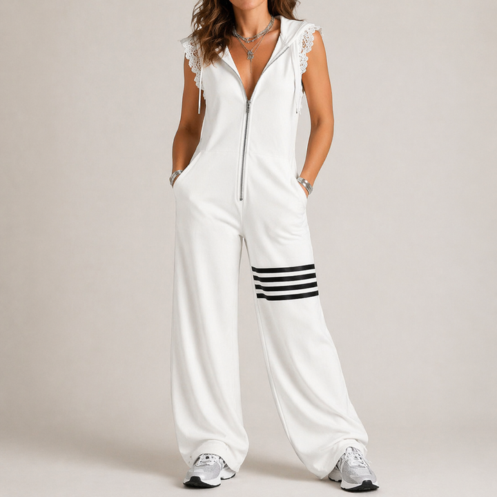 Verena | Sporty Hættetrøje Jumpsuit