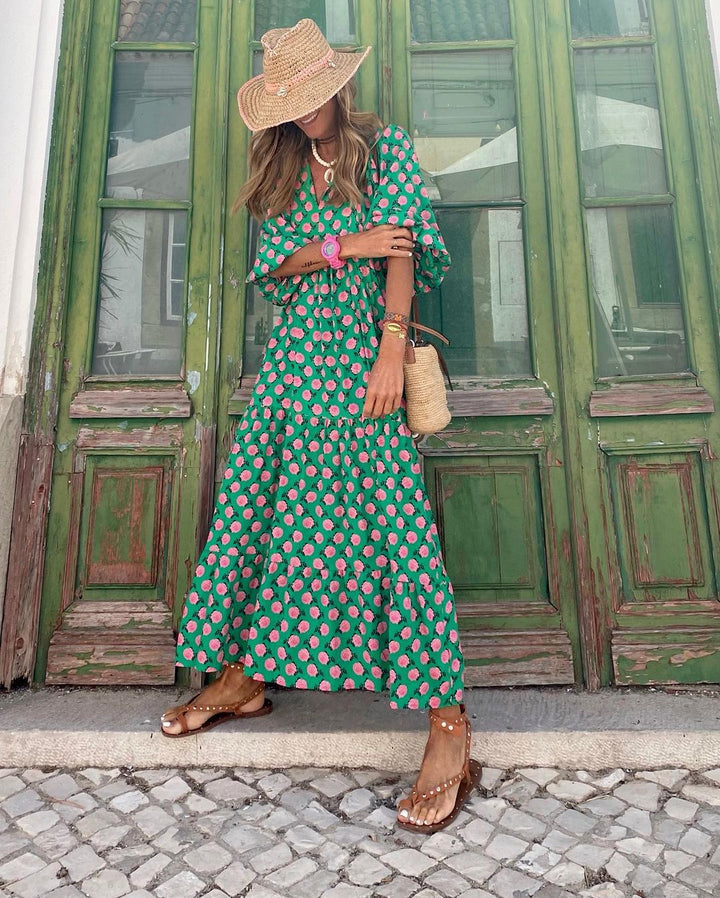 Cora | Boho Maxi Kjole