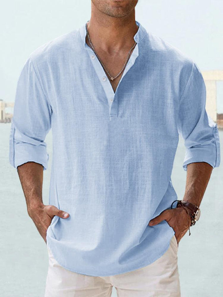 Austin | Åndbar Button-Up Skjorte