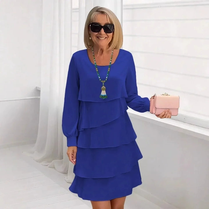 Margaret | Elegant Komfort Ruffle Kjole