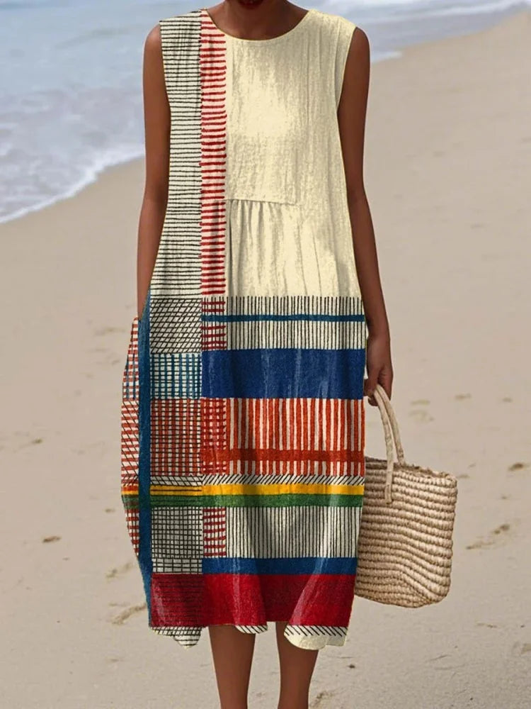 Eva | Elegant Art Midi Kjole