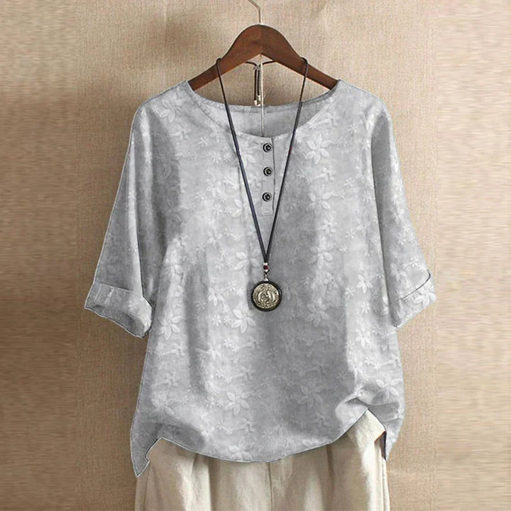 Raina | Casual Retro-Inspireret Bluse