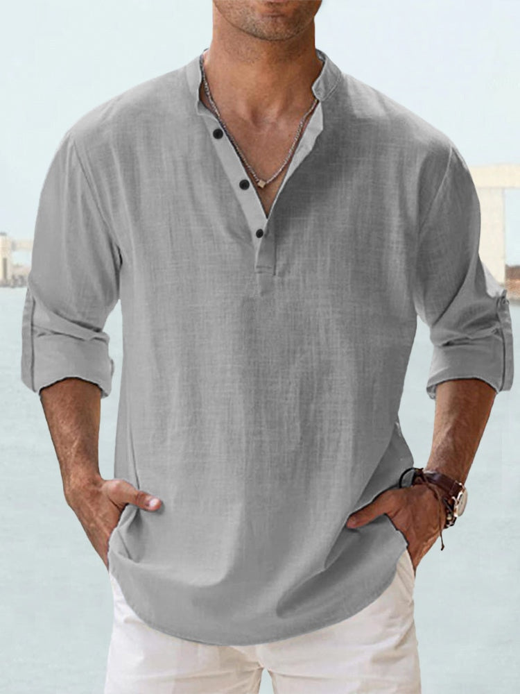 Austin | Åndbar Button-Up Skjorte