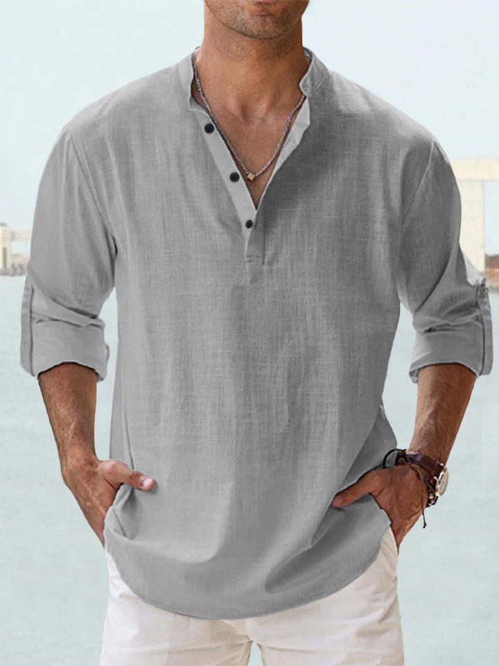Austin | Åndbar Button-Up Skjorte