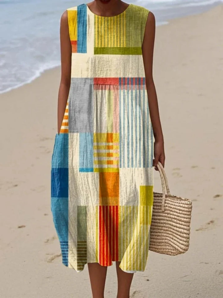 Eva | Elegant Art Midi Kjole