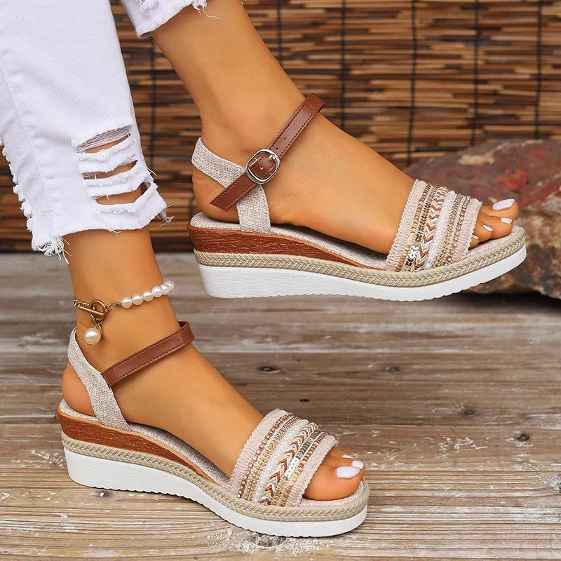 Olivia | Klassisk Boho Ortopædisk Sandal