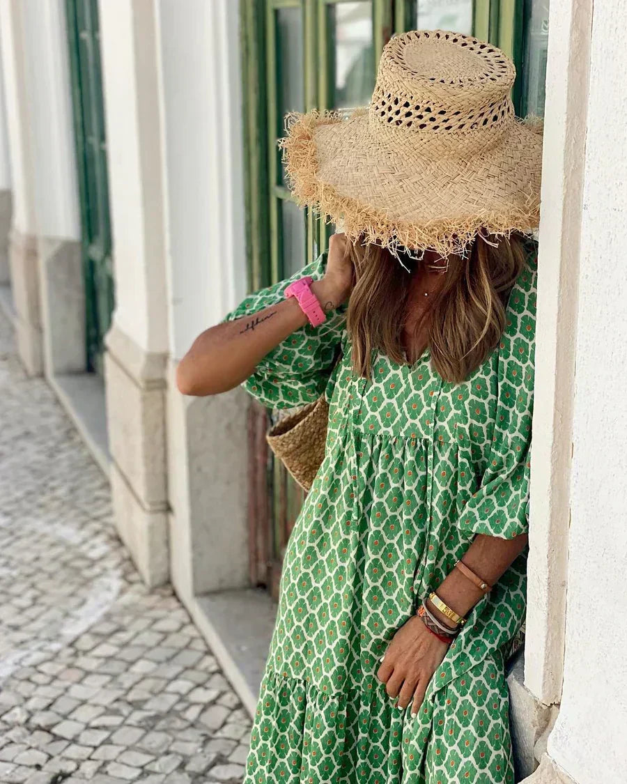 Cora | Boho Maxi Kjole