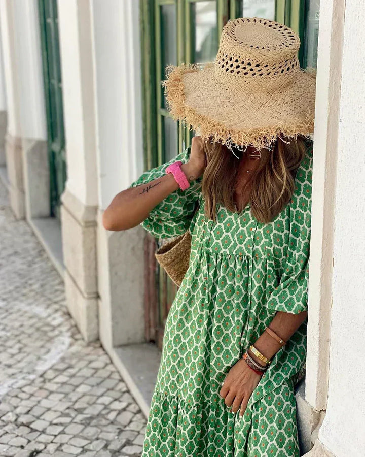 Cora | Boho Maxi Kjole