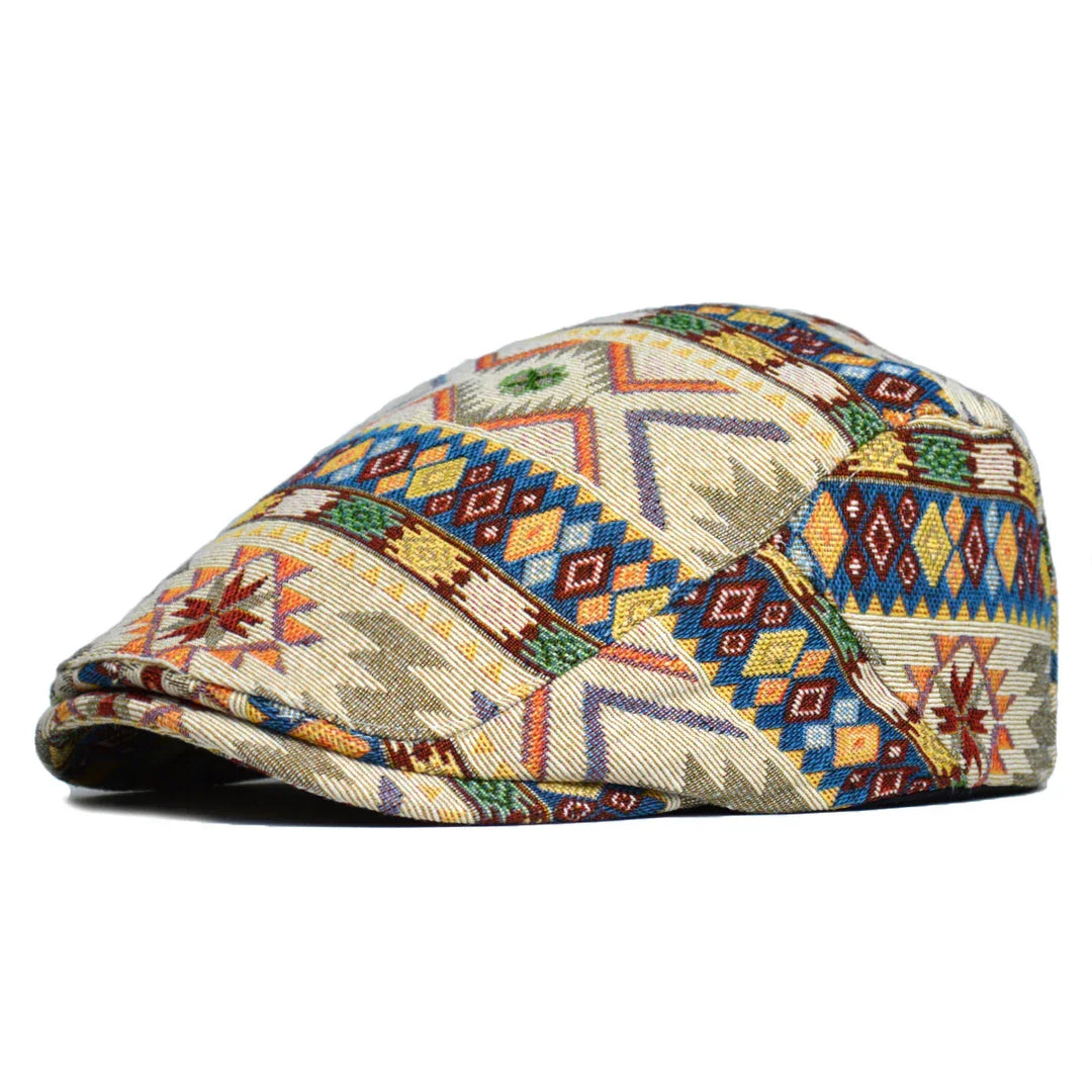 Dylan | Farverig Vintage Aztec Kasket