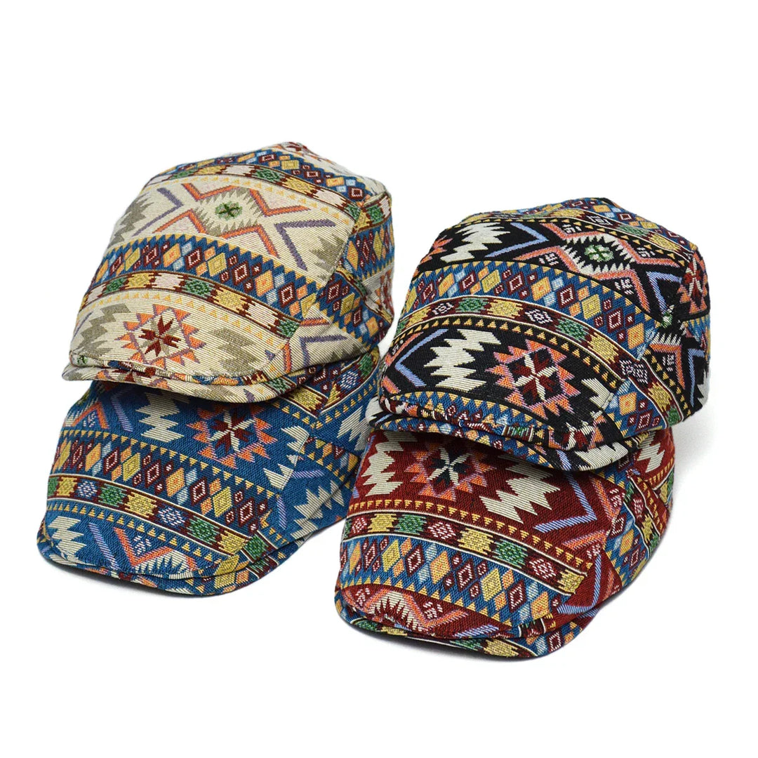 Dylan | Farverig Vintage Aztec Kasket