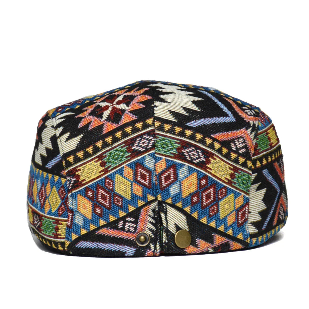 Dylan | Farverig Vintage Aztec Kasket