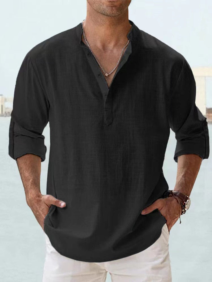 Austin | Åndbar Button-Up Skjorte