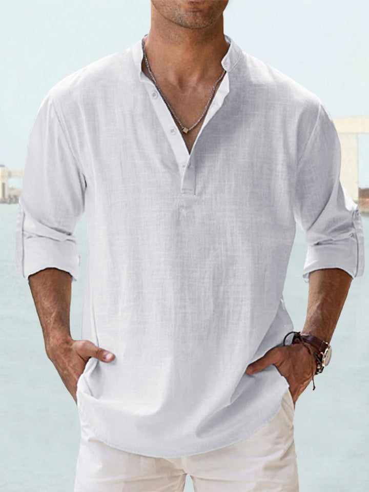 Austin | Åndbar Button-Up Skjorte