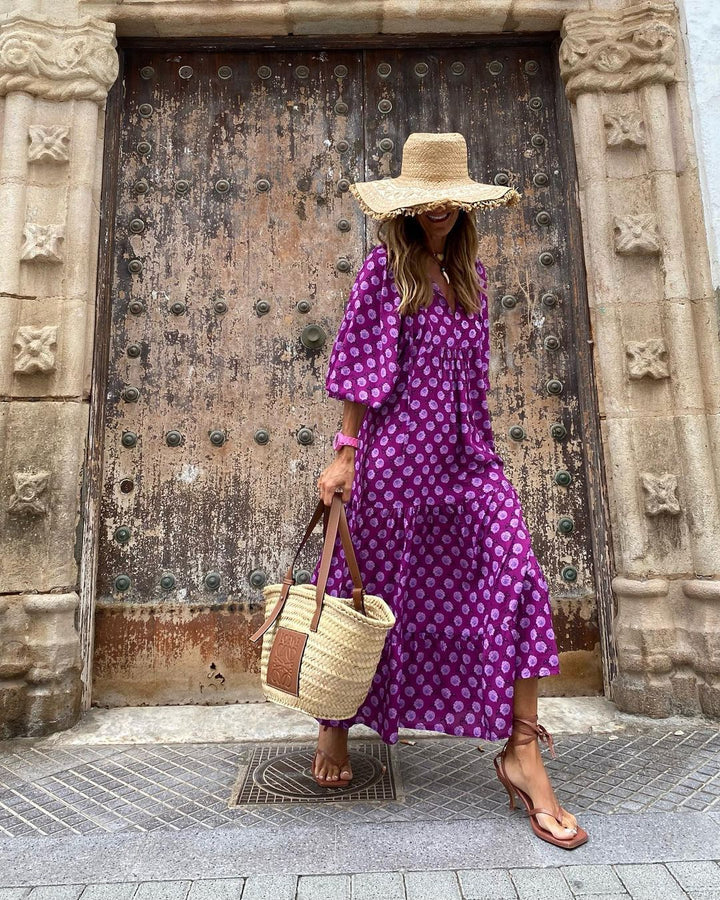 Cora | Boho Maxi Kjole