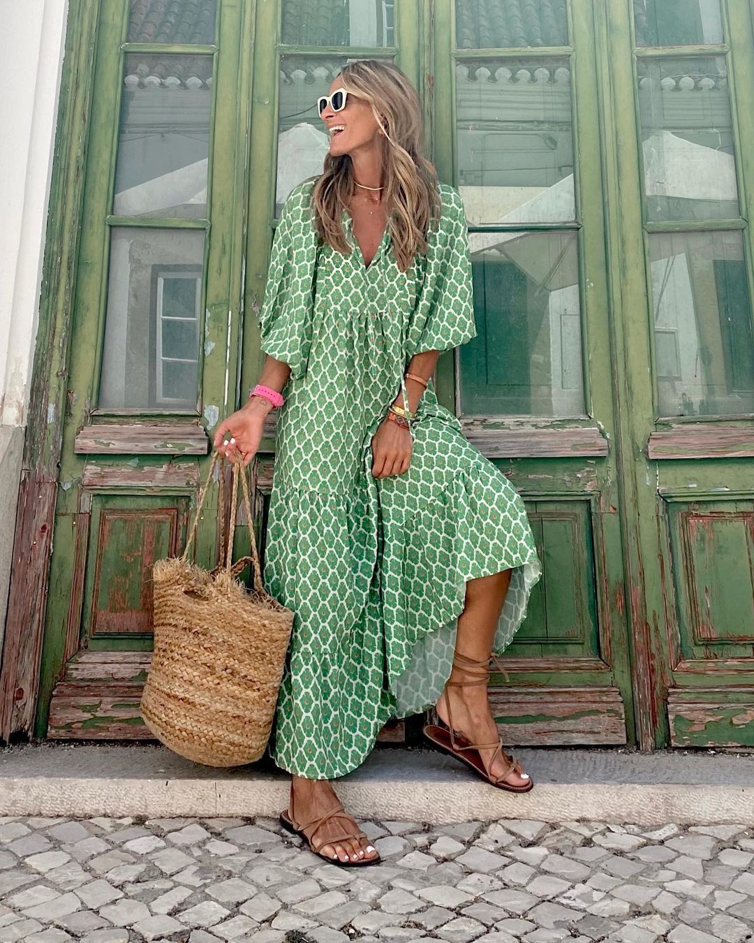 Cora | Boho Maxi Kjole