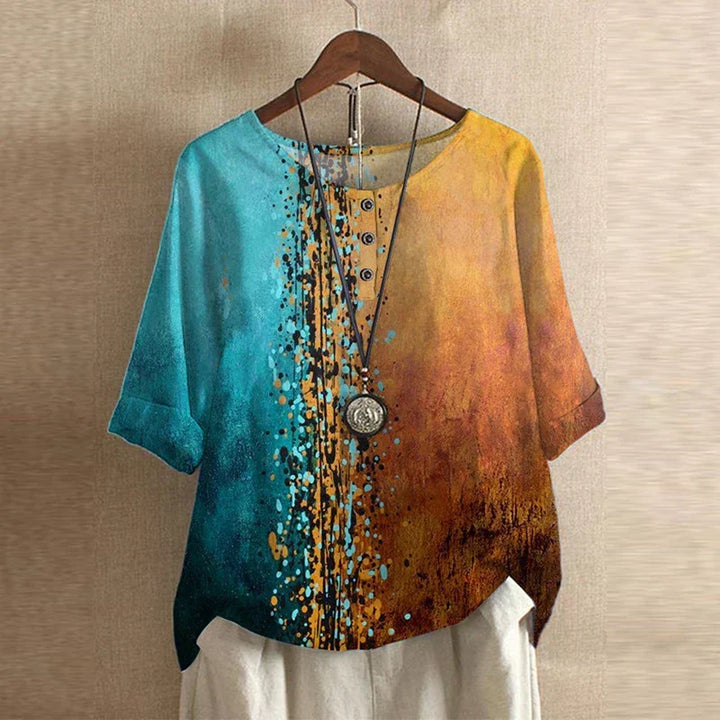 Raina | Casual Retro-Inspireret Bluse