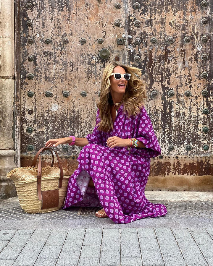 Cora | Boho Maxi Kjole