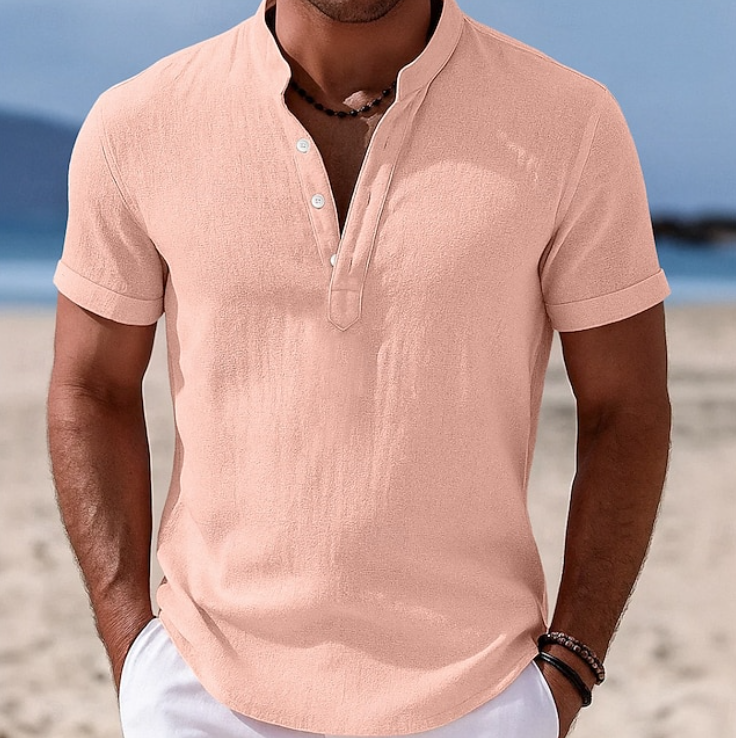 Atlas | Sommer Button-Up Kortærmet Skjorte
