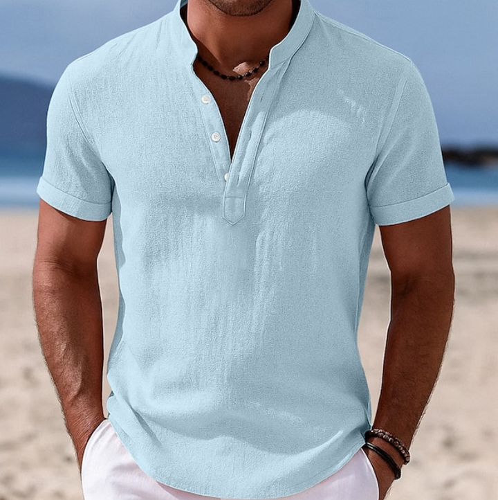 Atlas | Sommer Button-Up Kortærmet Skjorte