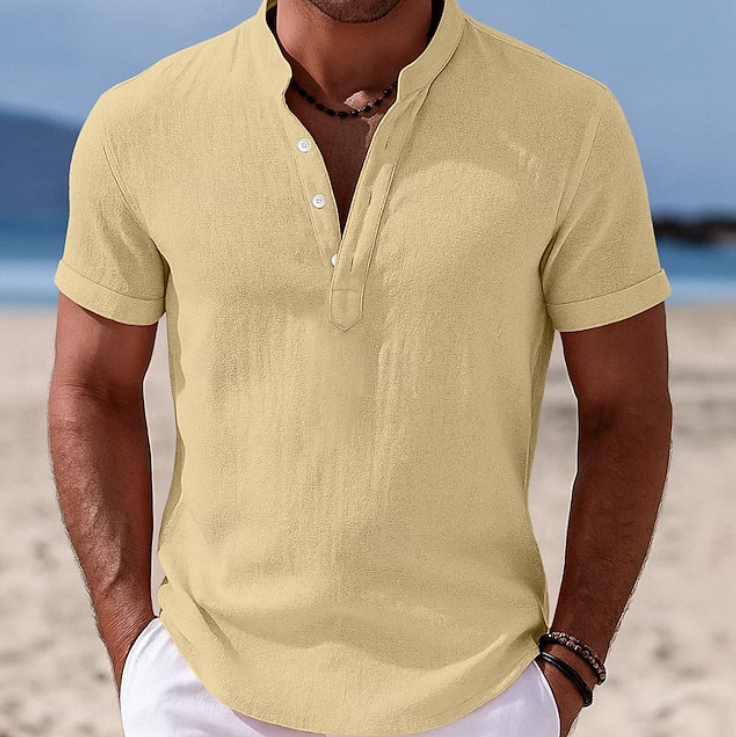 Atlas | Sommer Button-Up Kortærmet Skjorte