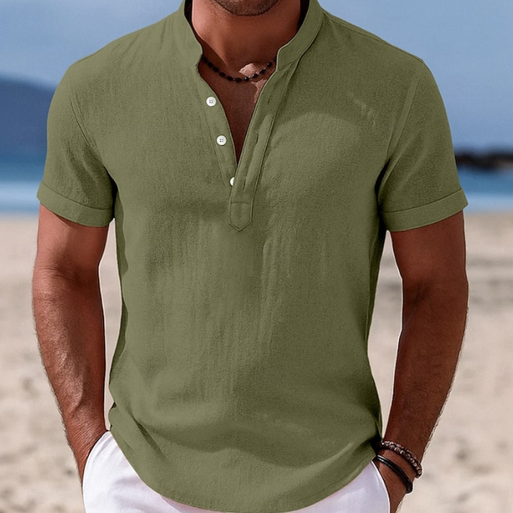 Atlas | Sommer Button-Up Kortærmet Skjorte