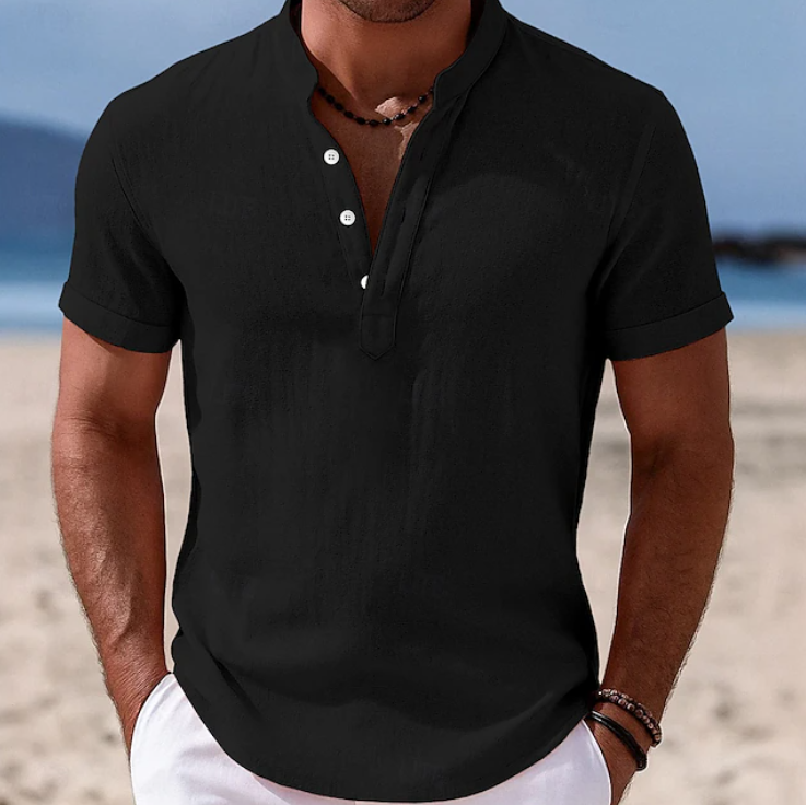 Atlas | Sommer Button-Up Kortærmet Skjorte