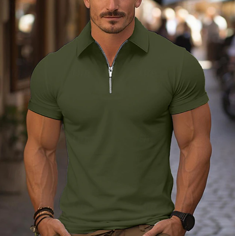 Ramsey | Klassisk Quarter Zip Krave Skjorte