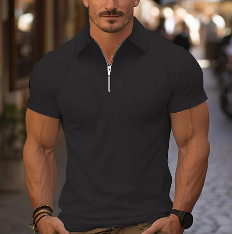 Ramsey | Klassisk Quarter Zip Krave Skjorte
